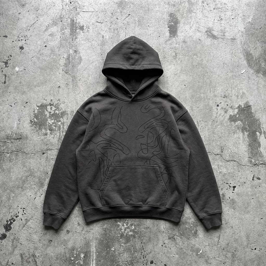 Hoodie graphique oversize